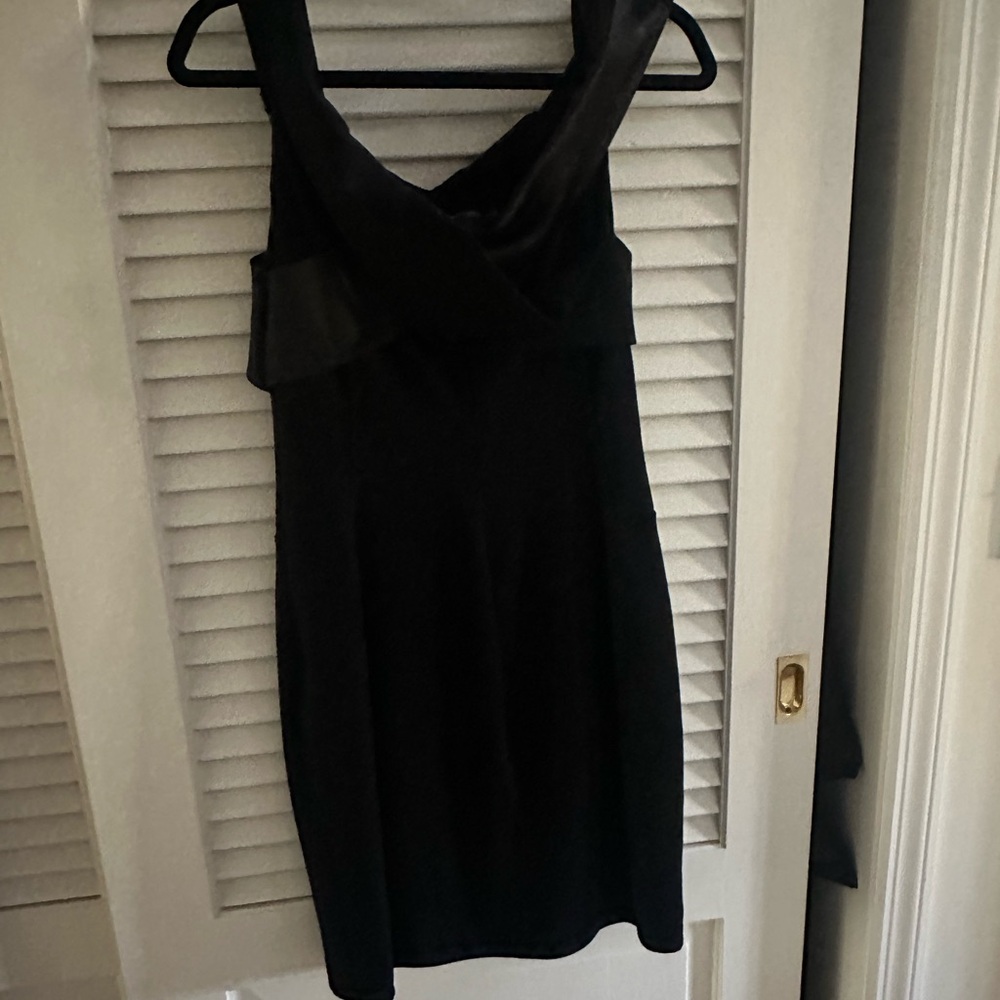 Halston Heritage Black Mini Dress